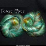 Spinning Batt - Forest Elves - 1 oz 