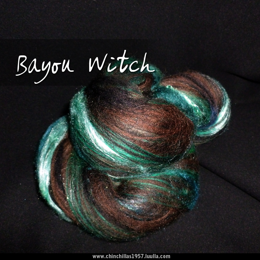 Spinning Batt – Bayou Witch – 1.95 Oz