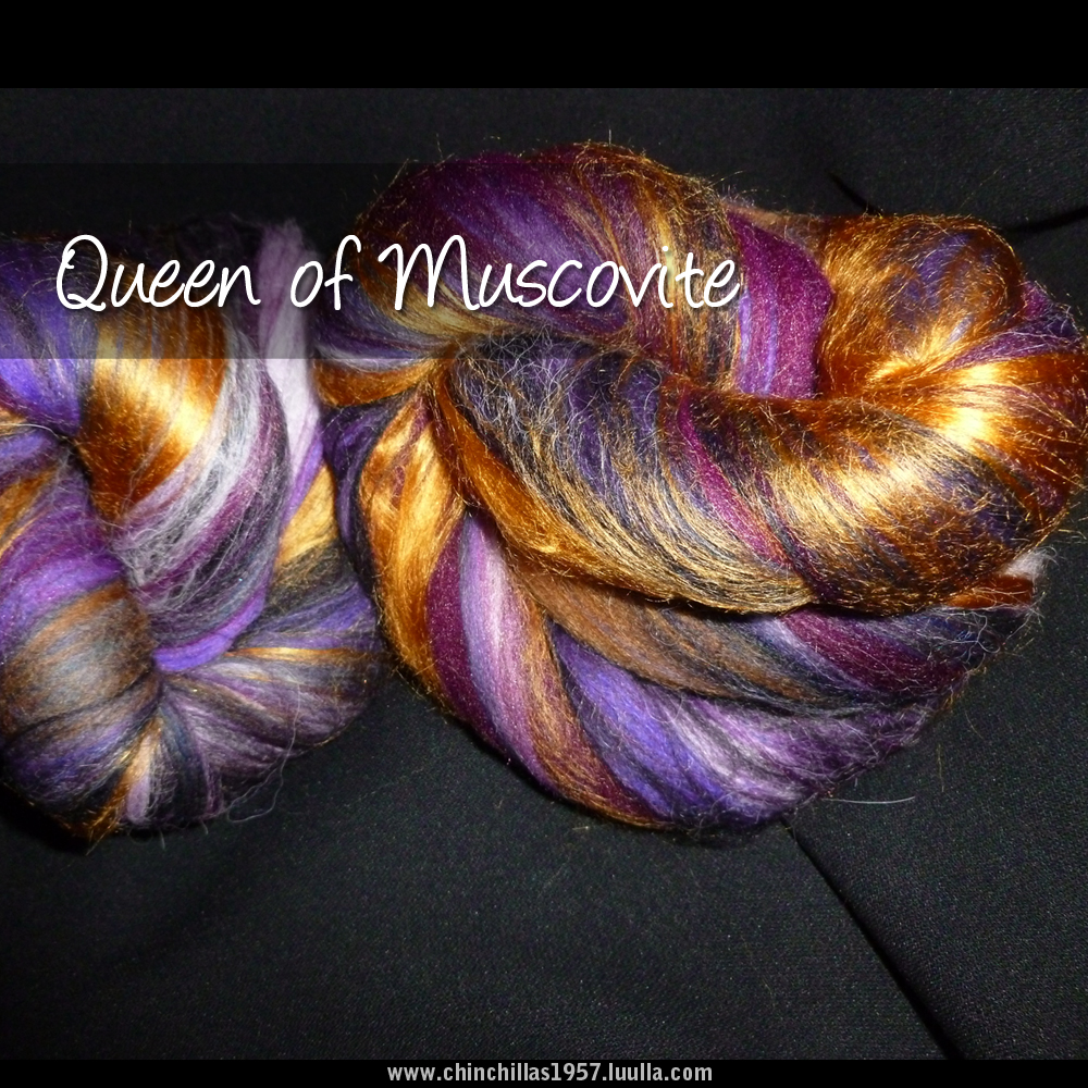 Spinning Batt – The Queen Of Muscovite – 1.58 Oz